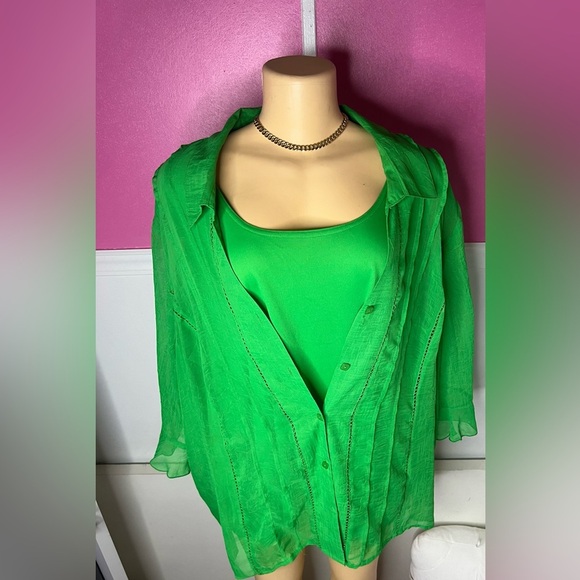 Maggie Barnes Tops - Green Women's Top
